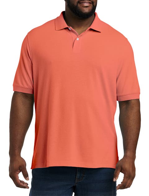 Big & Tall Piqué Mesh Short-Sleeve Polo Shirt
