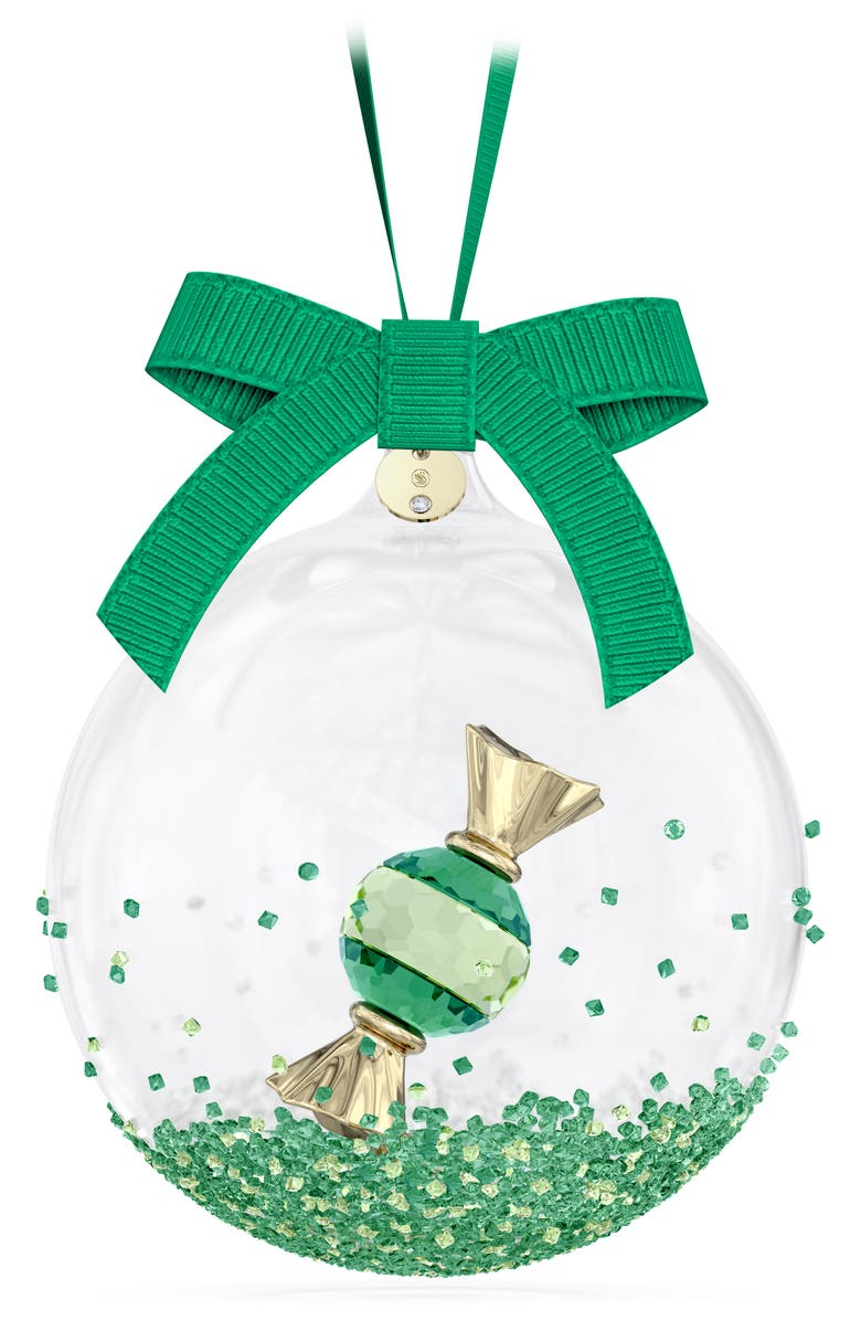 Swarovski Holiday Cheers Dulcis Ornament, Main, color, Green
