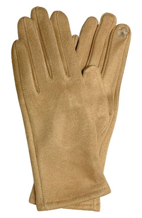 Faux Suede Tech Gloves