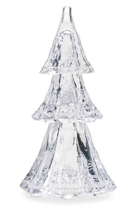 Berry & Thread Clear 10.5-Inch Stackable Glass Trees