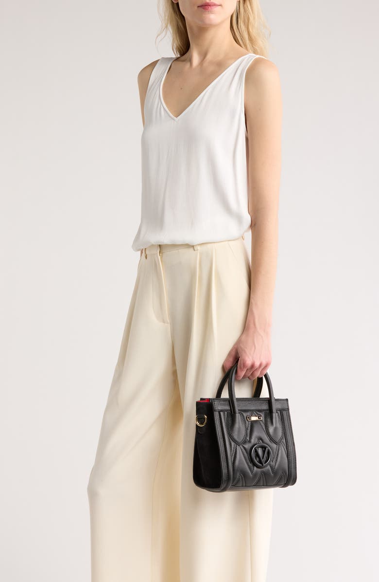 VALENTINO BY MARIO VALENTINO Eva Diamond Convertible Top Handle Bag, Alternate, color,