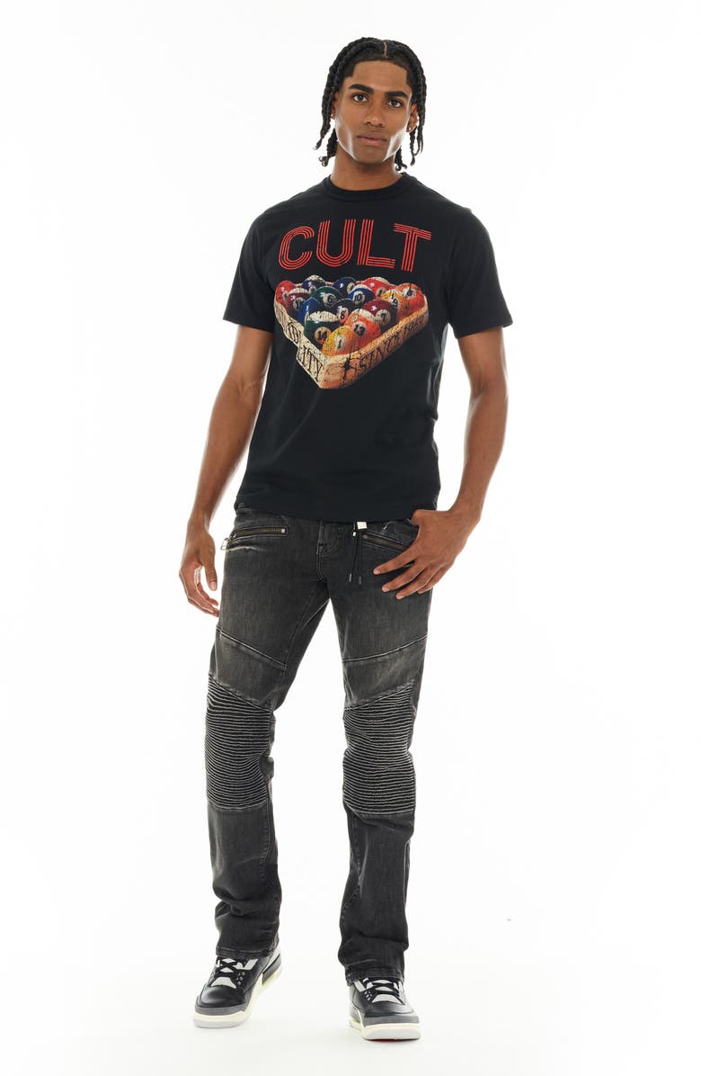 Cult of Individuality Cotton Graphic T-Shirt, Alternate, color, Black