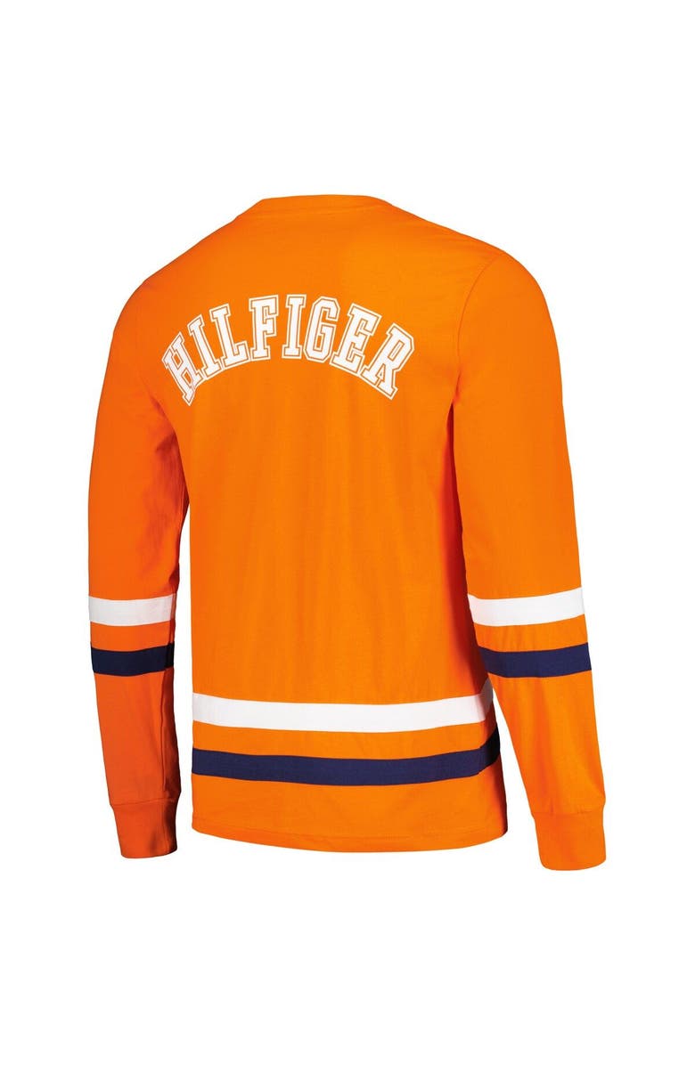 Tommy Hilfiger Men's Tommy Hilfiger Orange/Navy Denver Broncos Nolan Long Sleeve T-Shirt, Alternate, color, Orange
