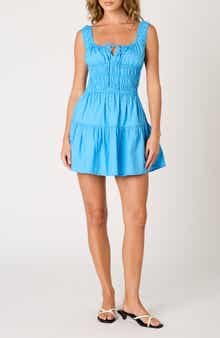 Nia Salt Cotton Mini Sundress