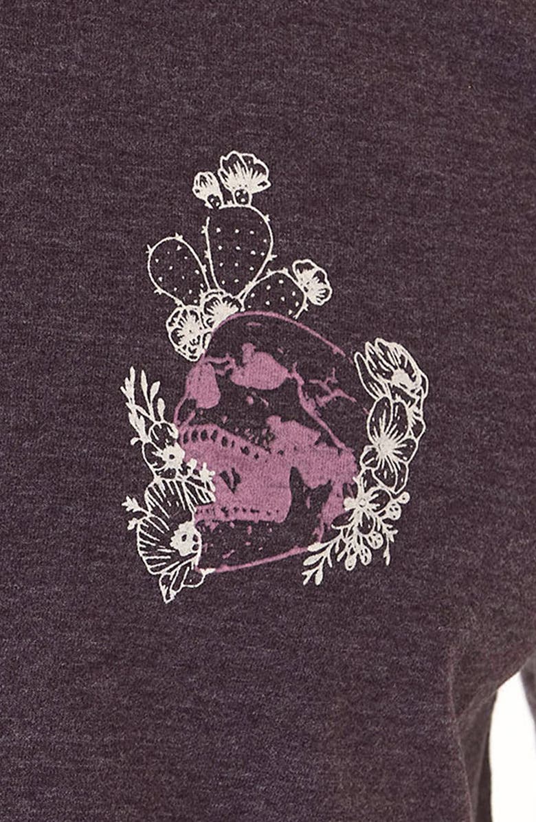 Threads 4 Thought Soft Wash Desert Skull Graphic T-Shirt, Alternate, color, Pepper