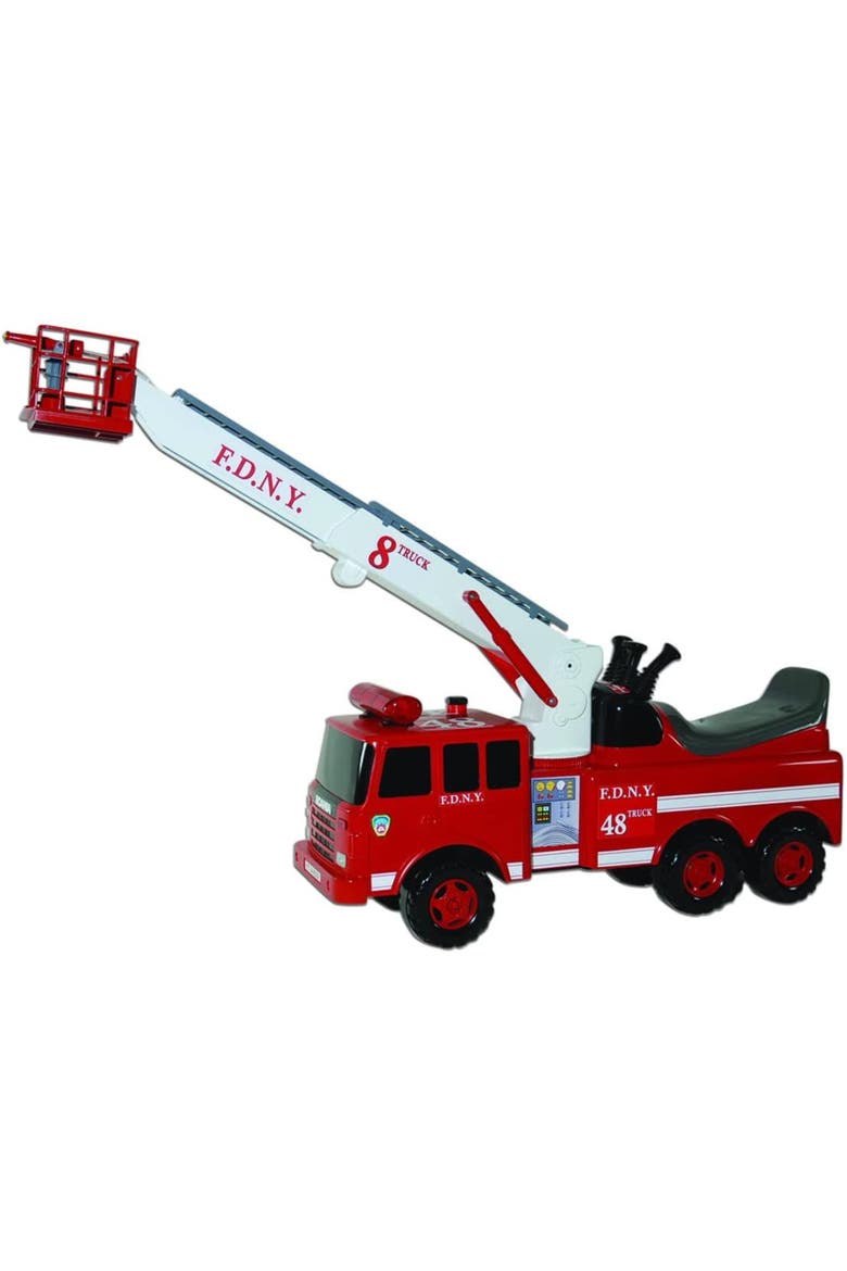 Action Fire Engine Ride On Play Vehicle, Alternate, color, Multicolored