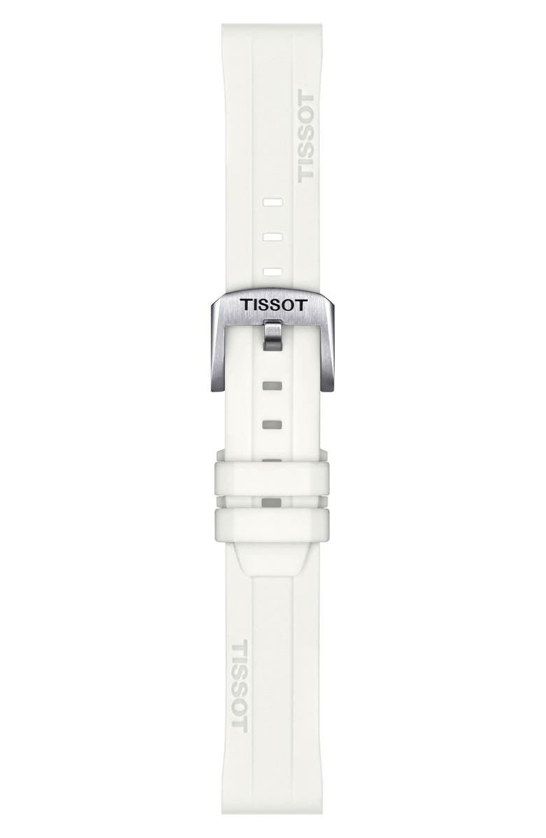 Tissot Seastar 1000 Silicone Watch, 36mm, Alternate, color, White