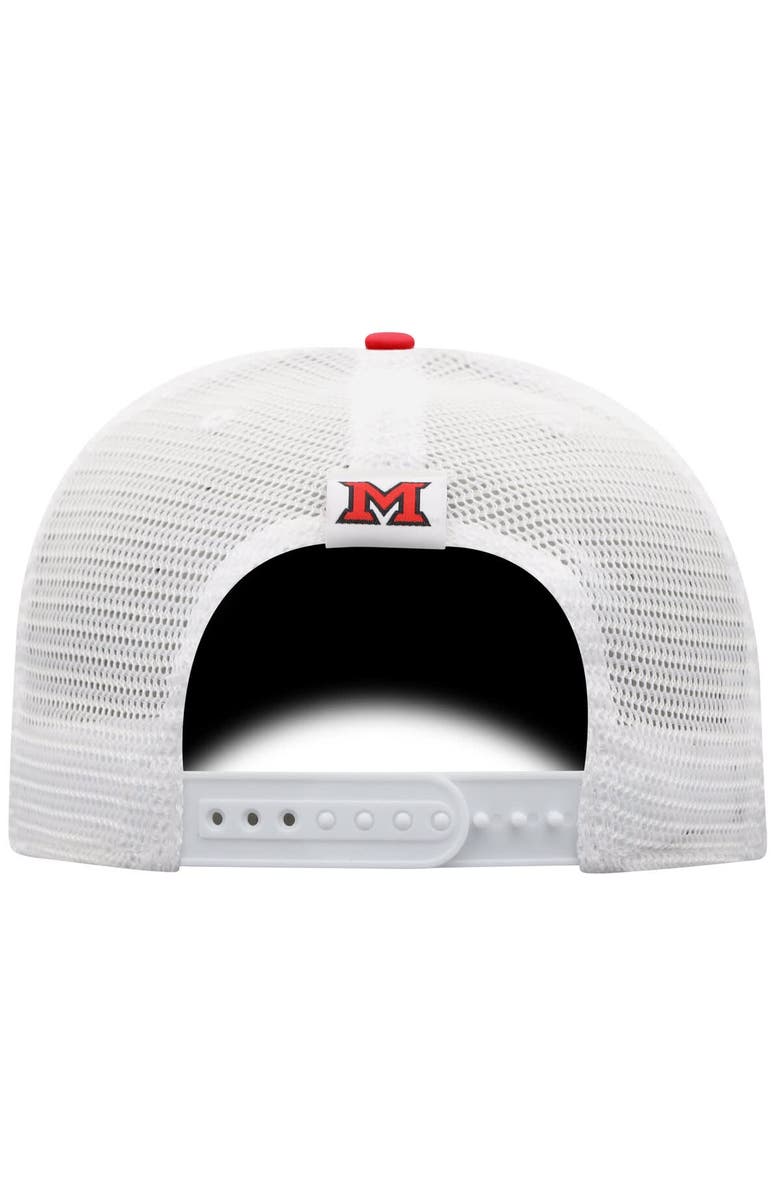 TOP OF THE WORLD Men's Top of the World Red Miami University RedHawks Trucker Adjustable Hat, Alternate, color, 