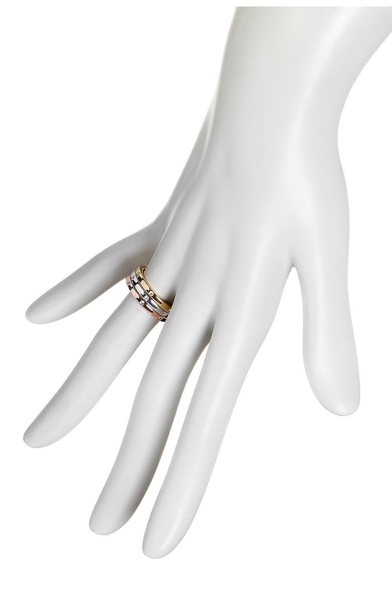 Adornia Water Resistant Swarovski Crystal Studded Band - Set of 3, Alternate, color, Multi