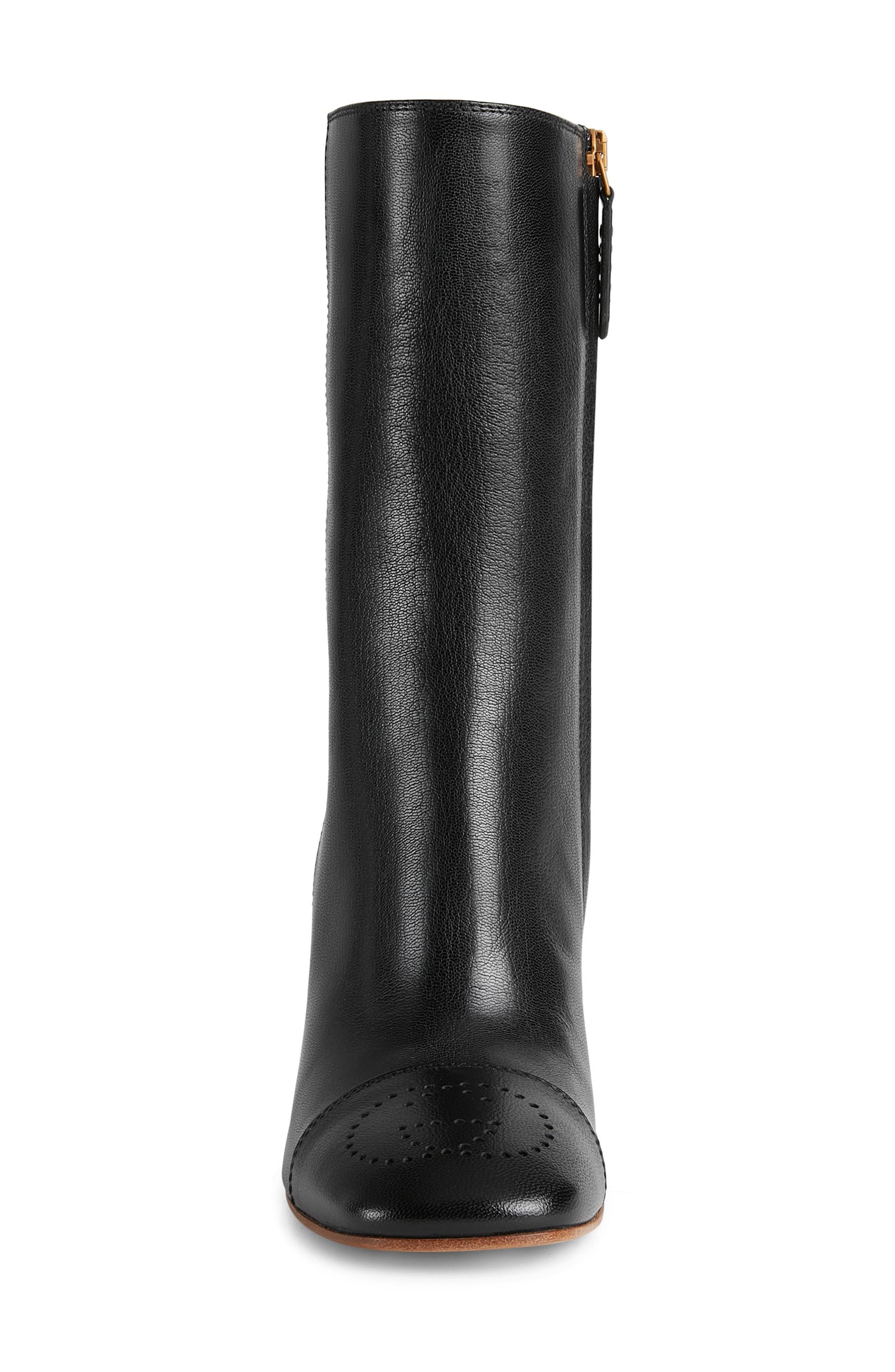 Gucci Hills Logo Bootie, Alternate, color, 