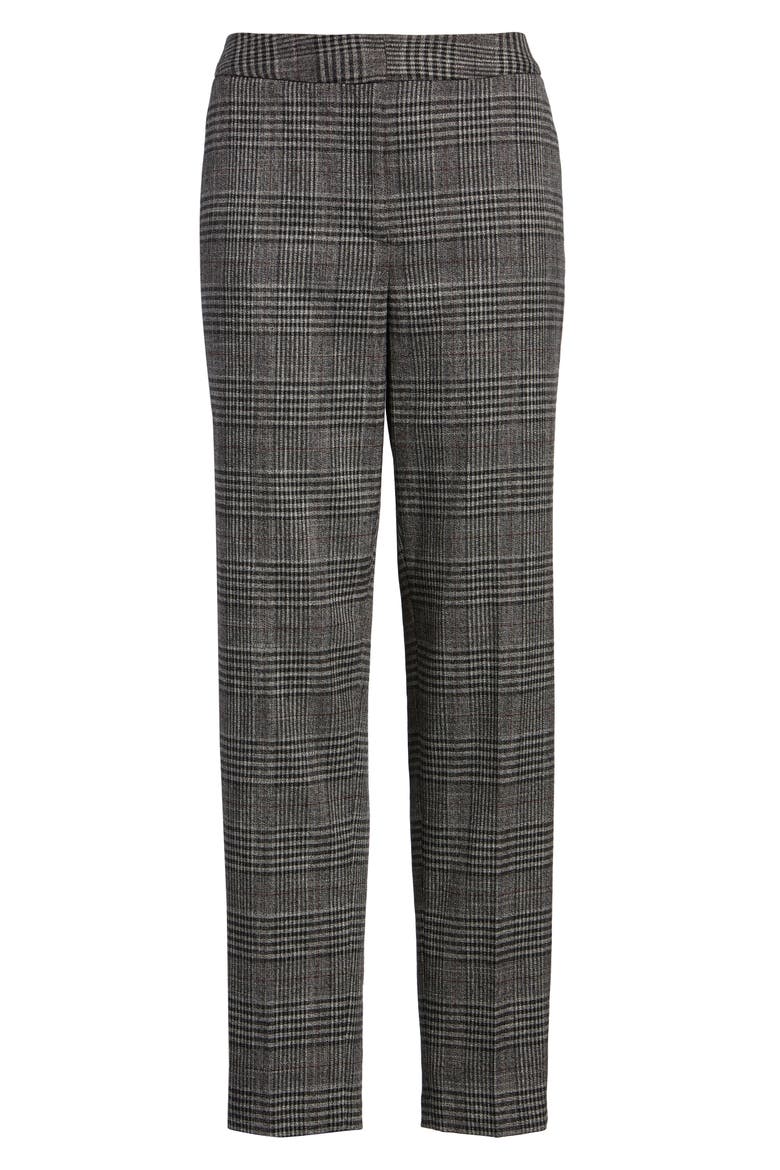 Plaid Skinny Pants, Alternate, color, BLACK PLAID