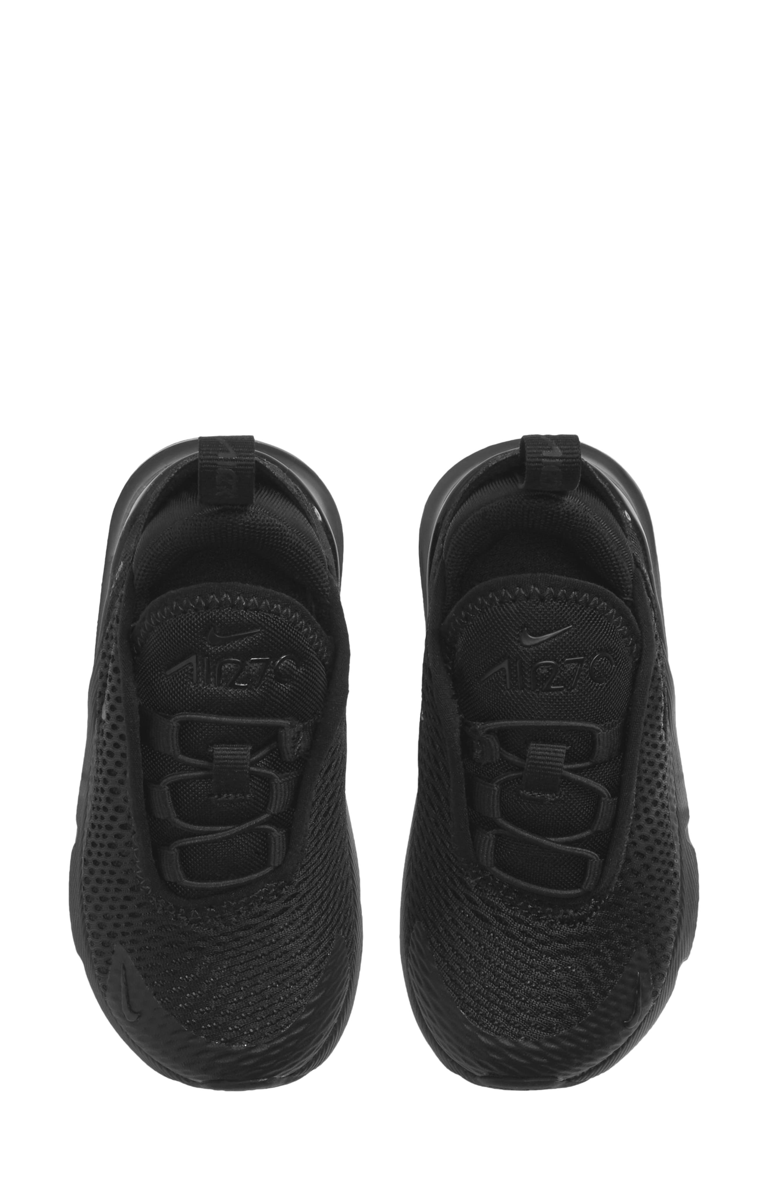 Nike Kids
 Air Max 270 Sneaker, Alternate, color, 001 Black/Black