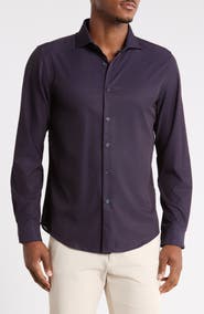 DENIM AND FLOWER Geo Dressy Tech Button-Up Shirt