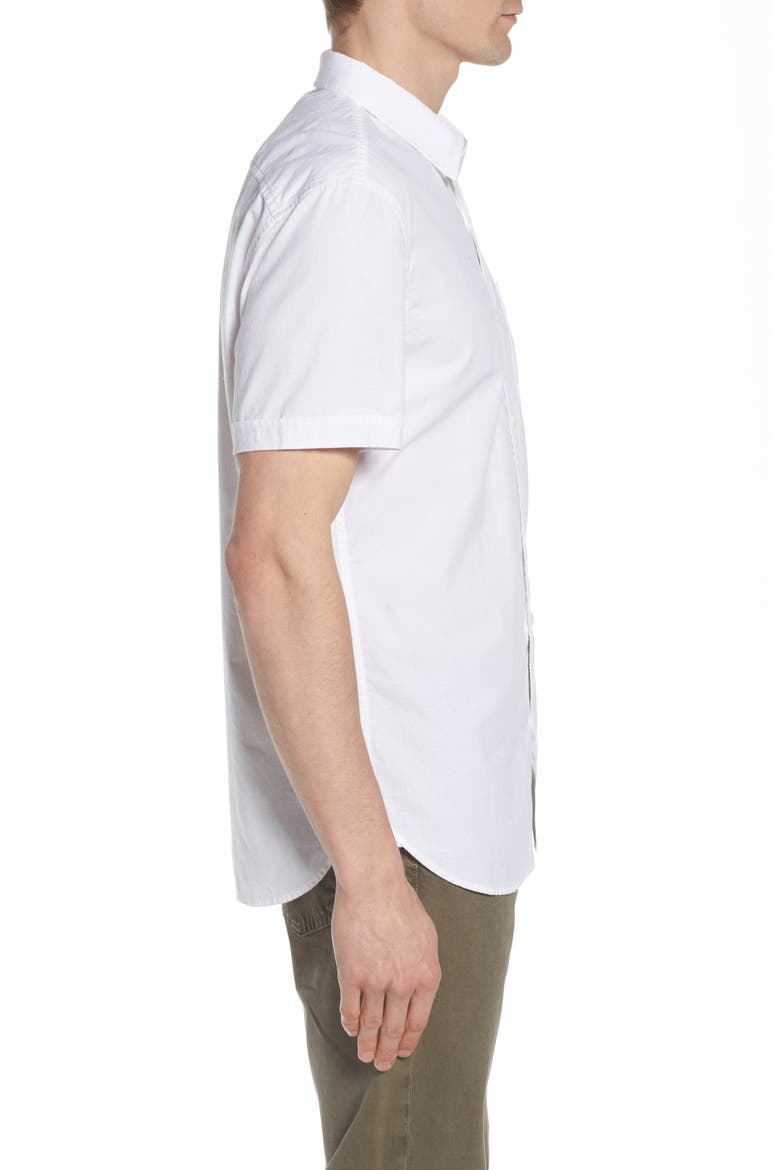 Pearson Regular Fit Short Sleeve Sport Shirt, Alternate, color, TRUE WHITE