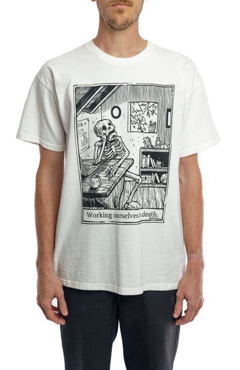 Work To Death Home Edition Heavyweight Tee