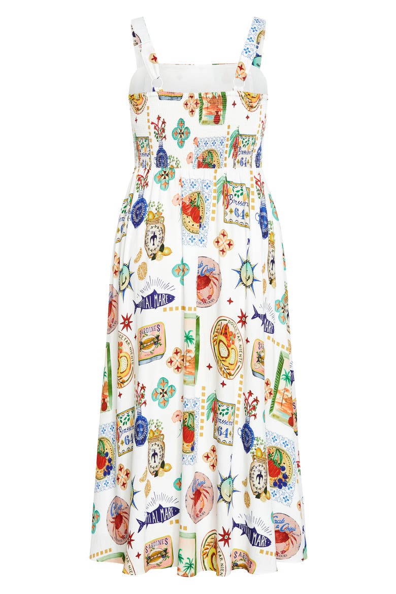 Capria Print Sleeveless Maxi Dress, Alternate, color, CAPRI