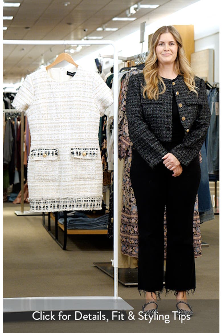 Fringe Tweed Minidress video