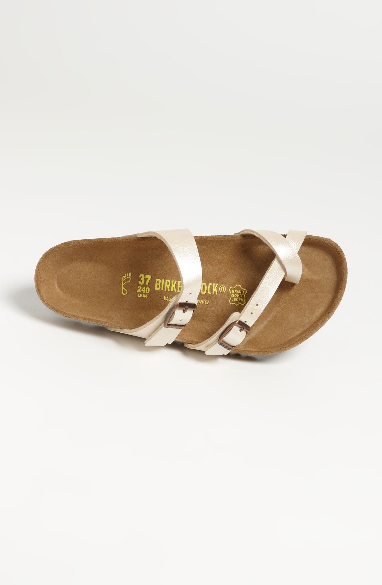 Mayari Birko-Flor Sandal, Alternate, color, WHITE