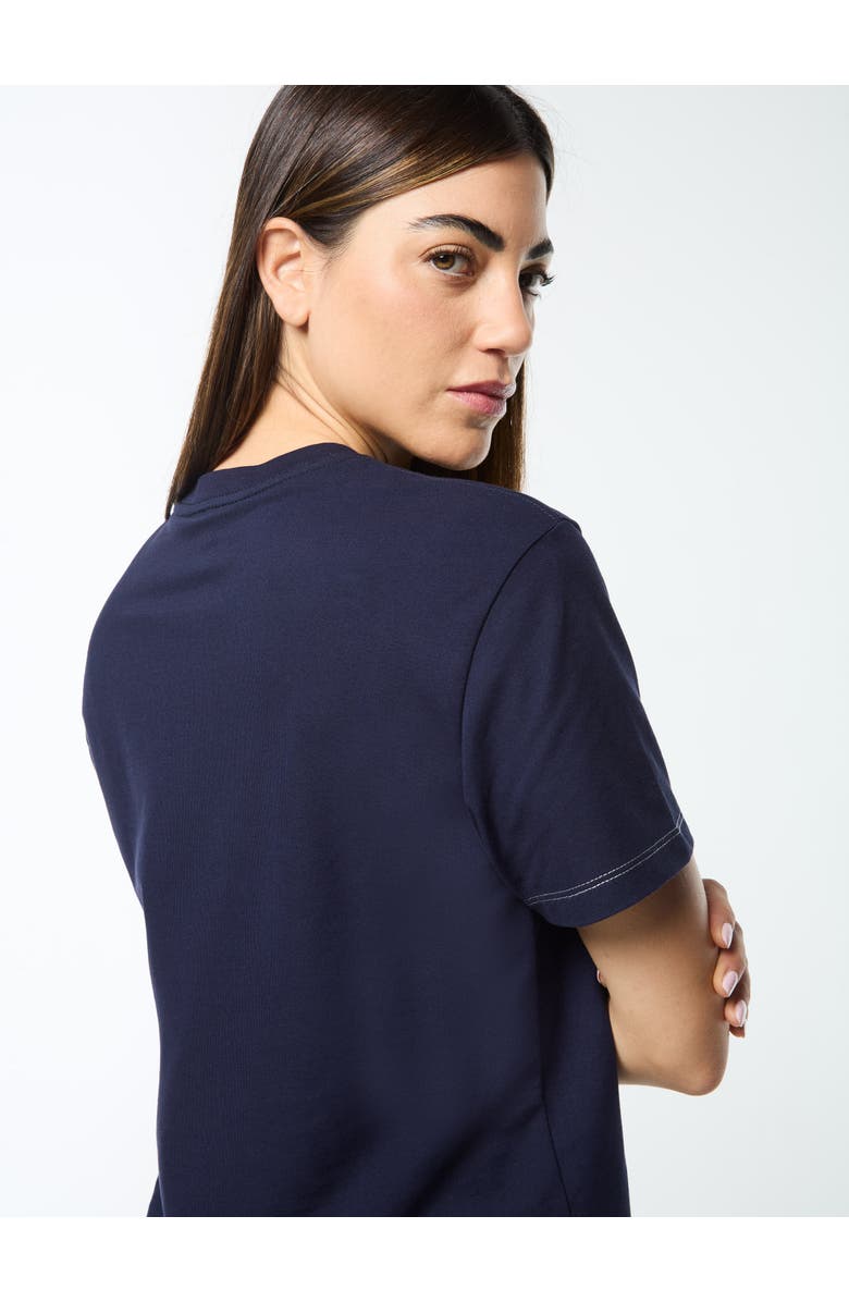 Sergio Tacchini Nera Boxy Tee, Alternate, color, Maritime Blue