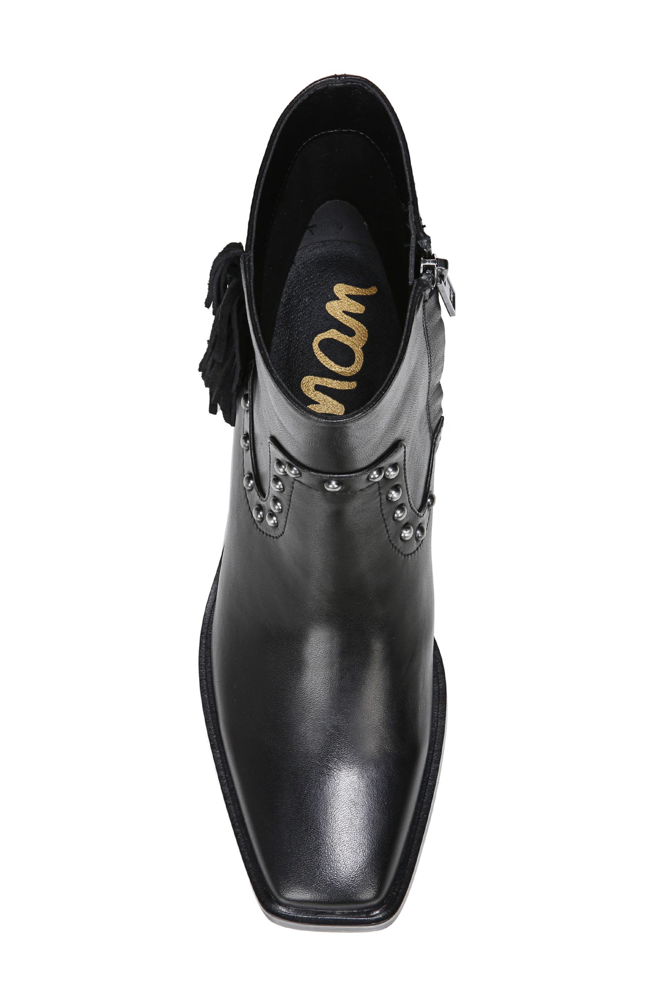 Sam Edelman Bernie Fringe Western Bootie, Alternate, color, 