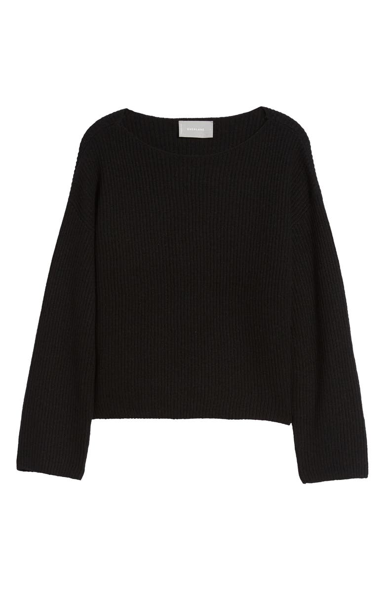 Everlane The Cashmere Rib Boatneck Sweater, Main, color,