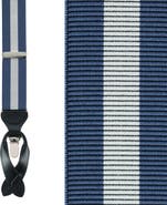 Trafalgar Big & Tall Oliver Stripe Convertible Suspenders