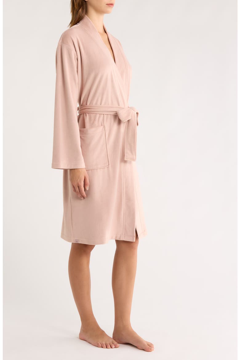 Luxe Chic Robe, Alternate, color, PINK CLAY