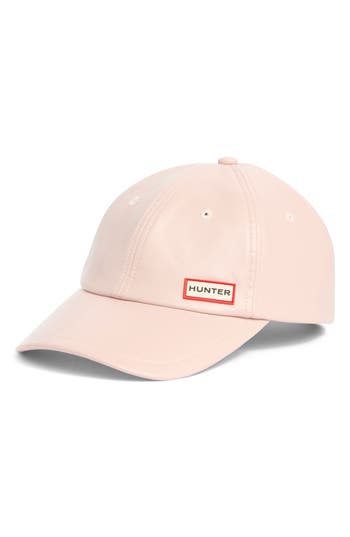 Hunter Logo Rubberized Baseball Cap In Pink