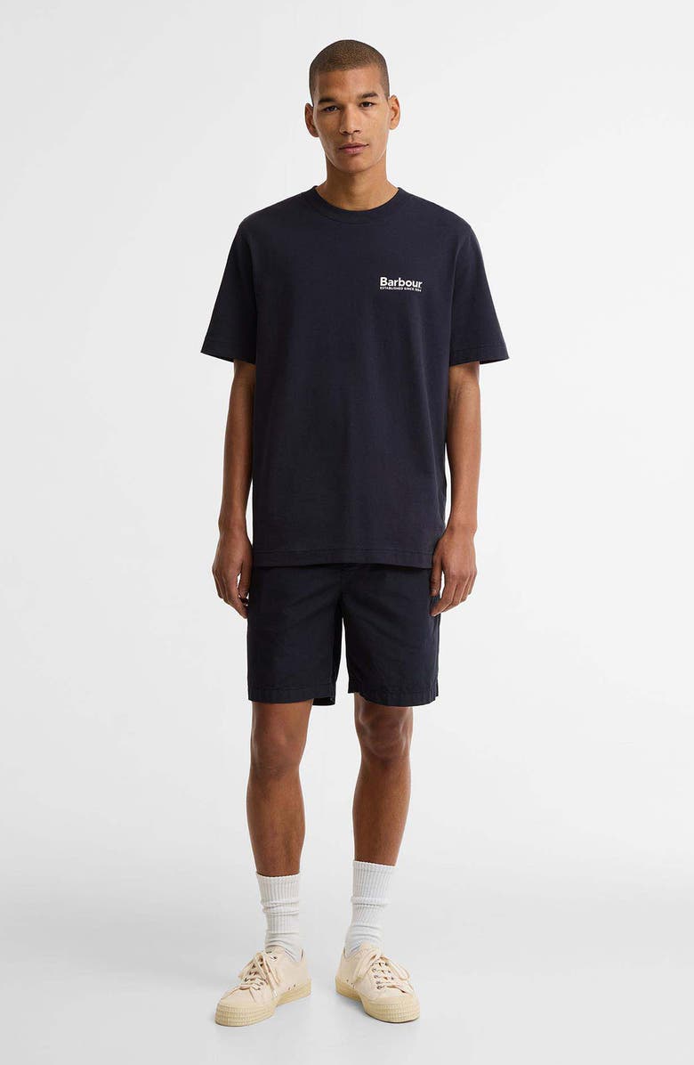 Barbour Moonwell Relaxed Fit Cotton Graphic T-Shirt, Alternate, color, Dark Navy