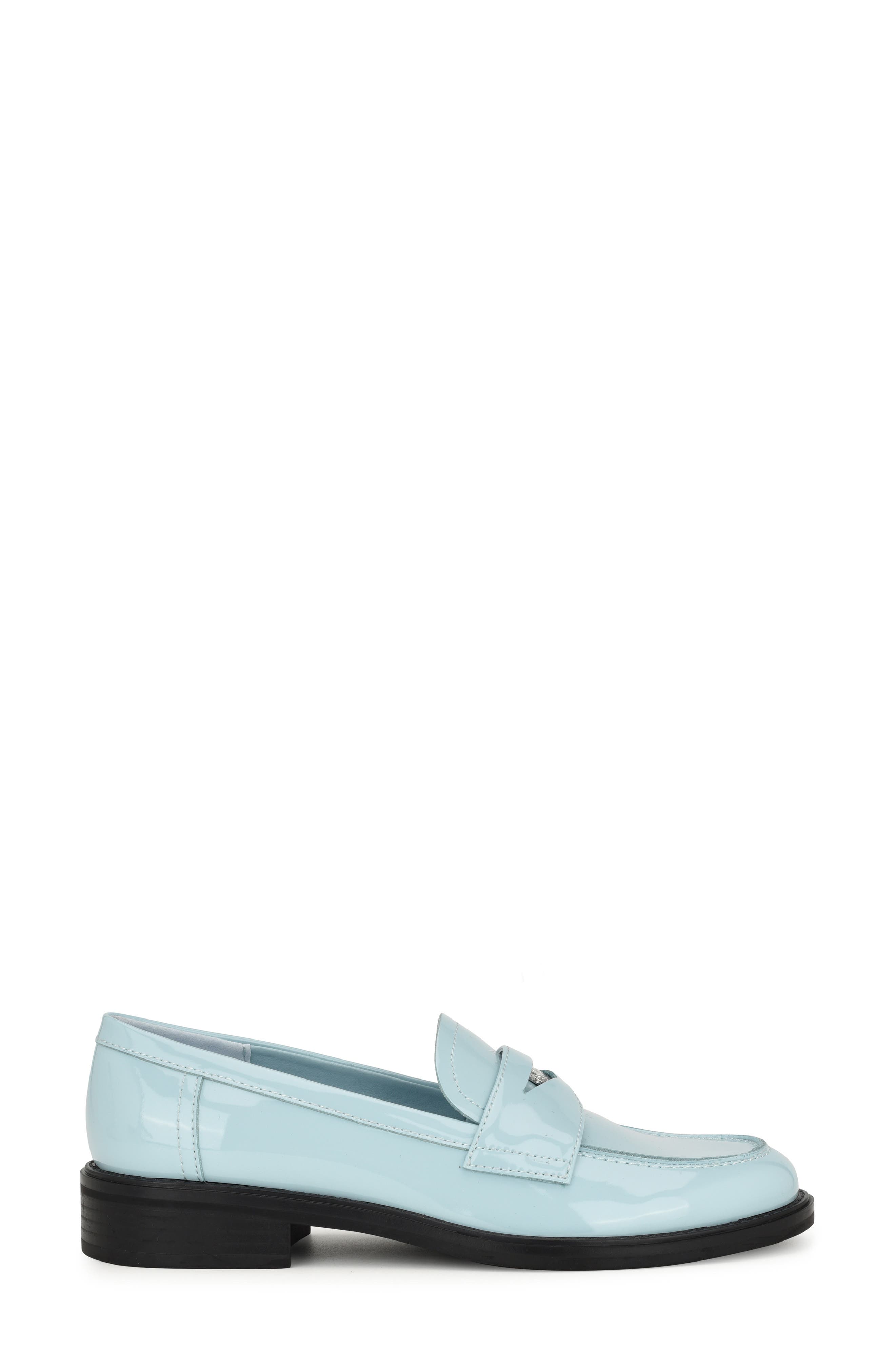Seeme Penny Loafer, Alternate, color, LIGHT BLUE