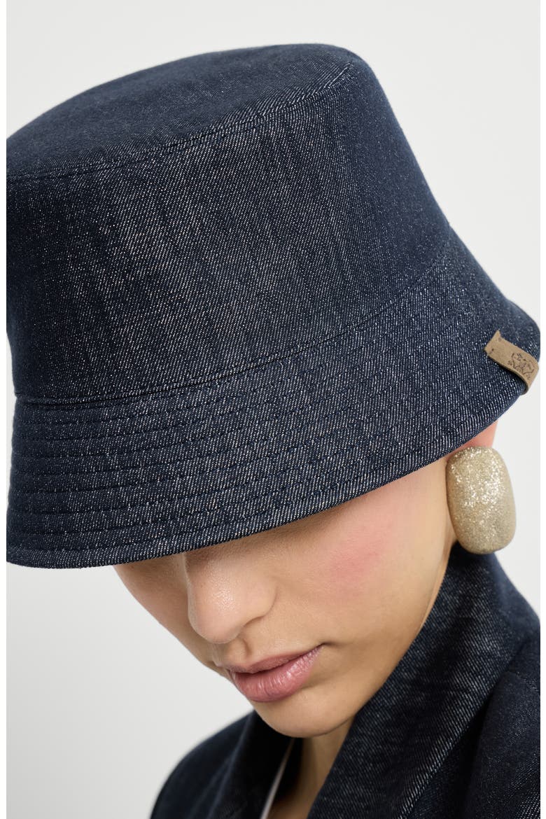 Bucket hat with logo, Alternate, color, Denim