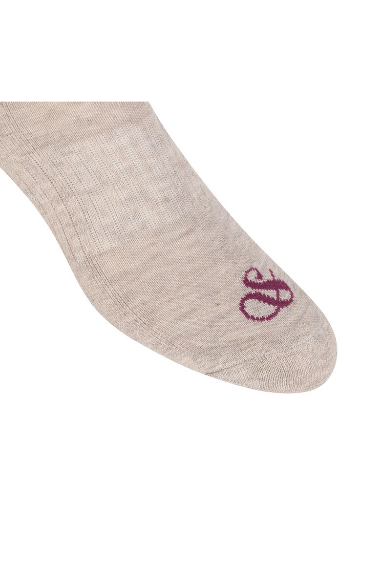 Scotch & Soda 6-Pack Half Terry High Quarter Crew Socks, Alternate, color, Ivory