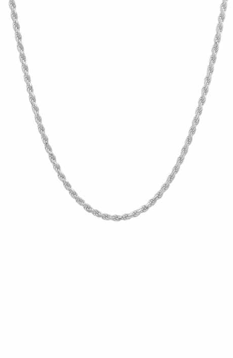 Italian Rope Chain Necklace