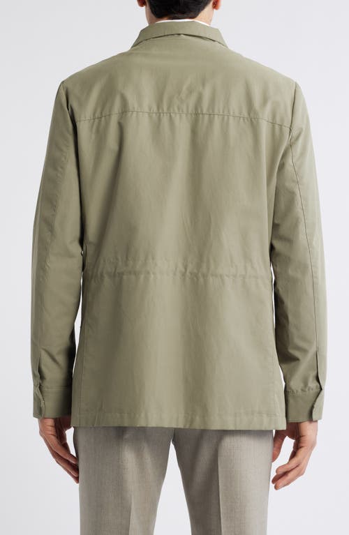 Jack Victor Jonte Field Water Repellent Raincoat In Green
