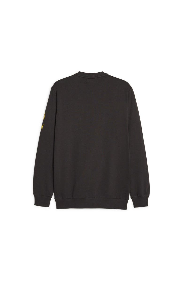 PUMA Men's Puma  Black Borussia Dortmund FtblCore Graphic Pullover Sweatshirt, Alternate, color, Black