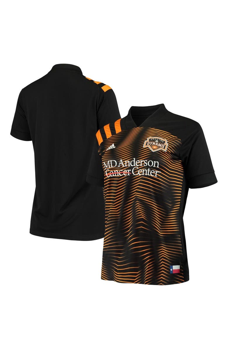 adidas Women's adidas Black Houston Dynamo 2020 Away Team Replica Jersey, Main, color,