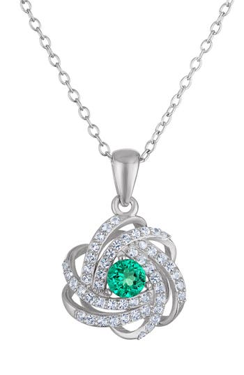 Fzn Knot Pendant Necklace In Multi
