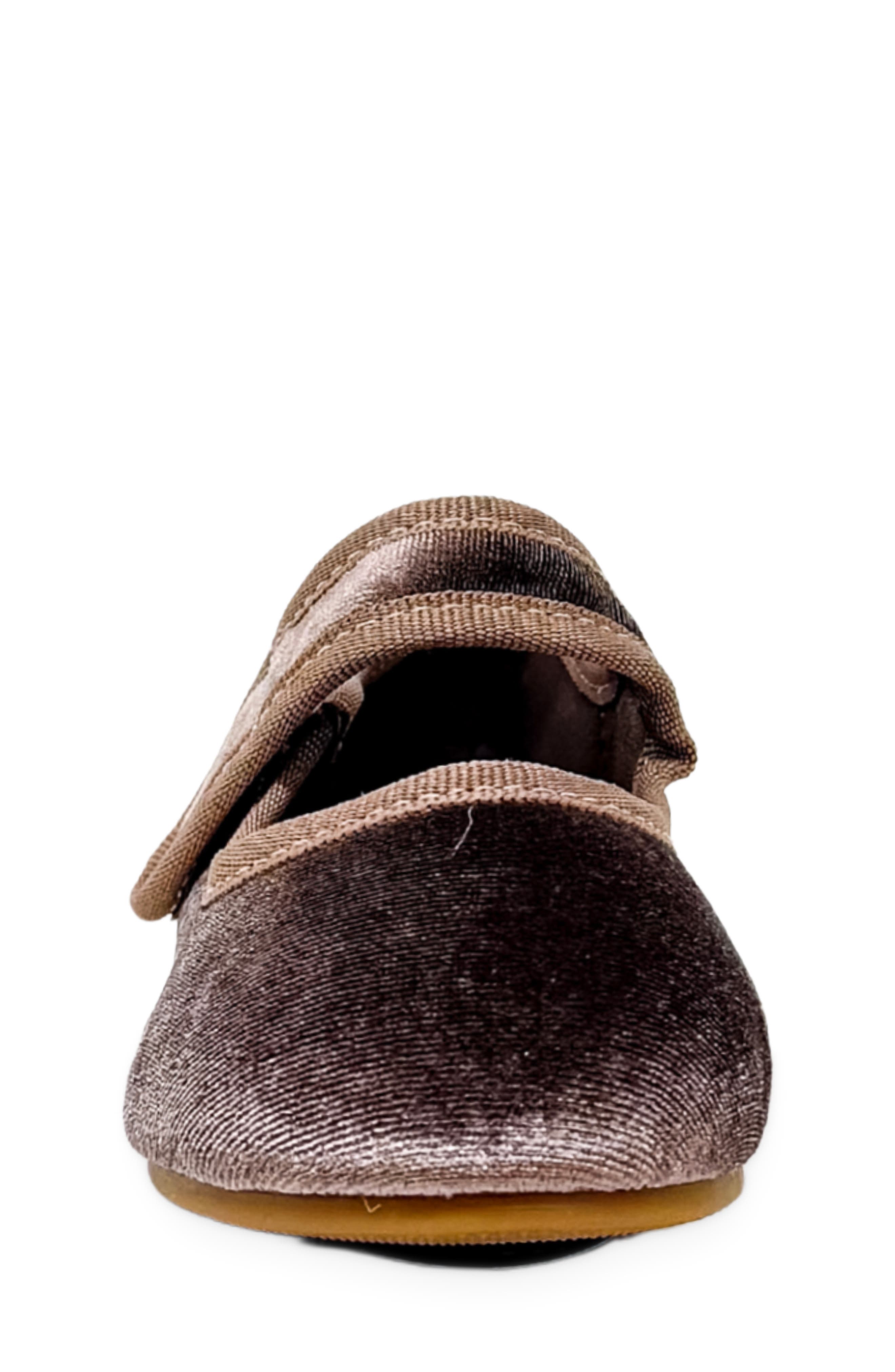 Kids' Arya Mini Metallic Mary Jane, Alternate, color, TAUPE VELVET