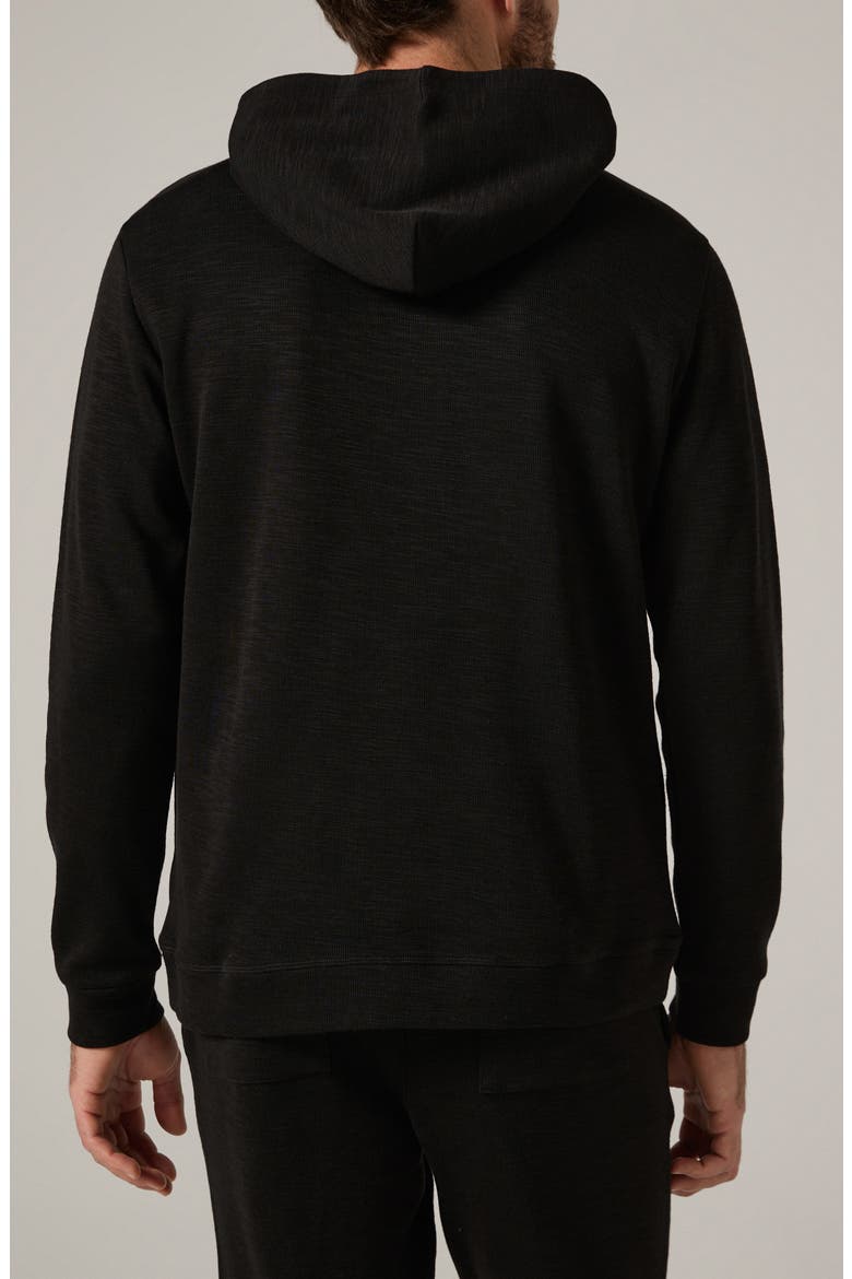 Shoreline Cotton Blend Hoodie, Alternate, color, BLACK