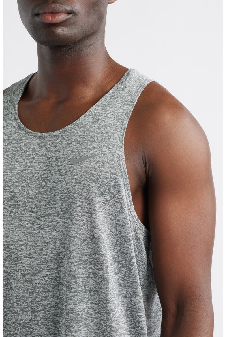Stride Dri-FIT Running Tank, Alternate, color, 084 SMOKE GREY/HEATHER