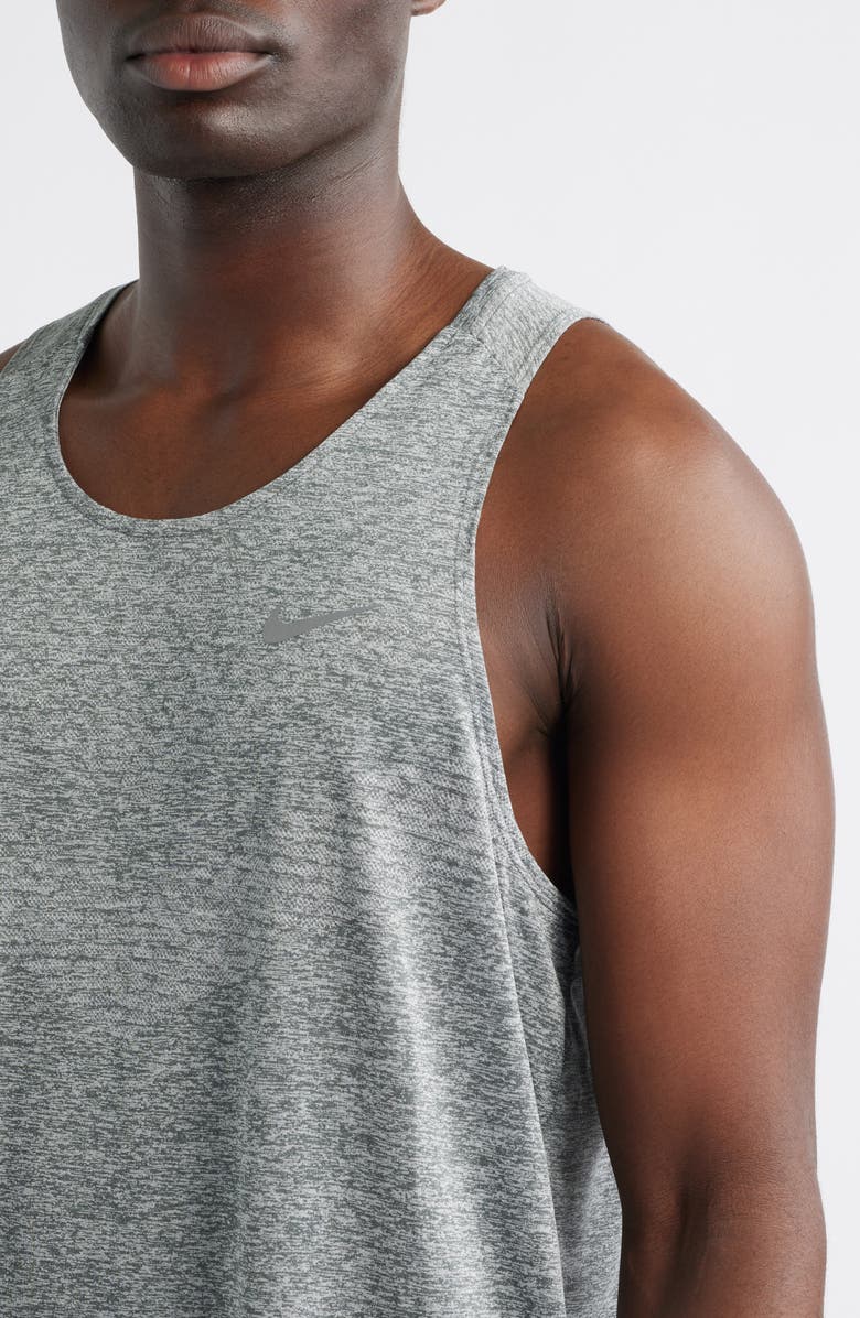 Nike Stride Dri-FIT Running Tank, Alternate, color, 084 Smoke Grey/Heather