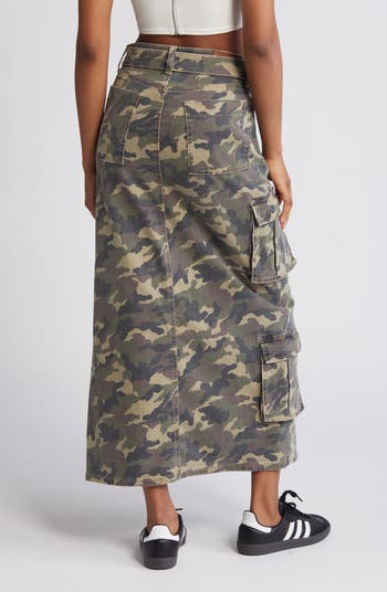 マークアンドロナ　スカート　Gauge Jacquard Camo Skirt マークアンドロナスカートGauge Jacquard Camo Skirt