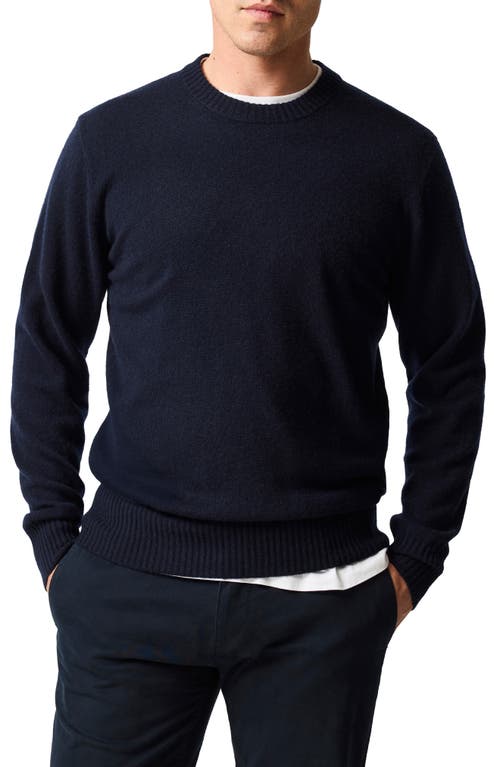 Rodd & Gunn Stewart Island Wool & Cahsmere Crewneck Sweater In Blue