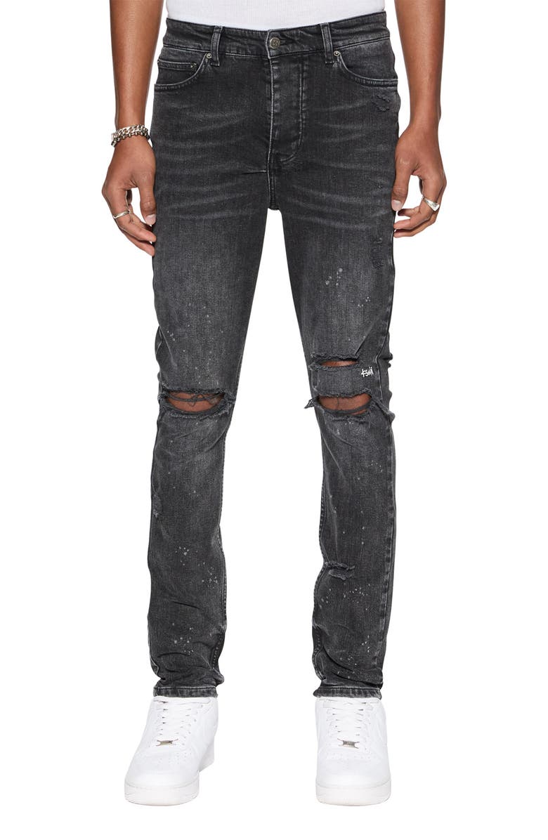Ksubi Chitch Blakk Rokk Skinny Jeans, Main, color, 