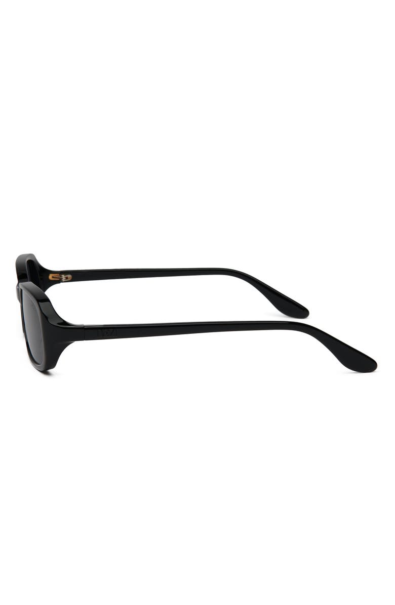 DEZI Cindy 54mm Oval Sunglasses, Alternate, color, Black / Blackout