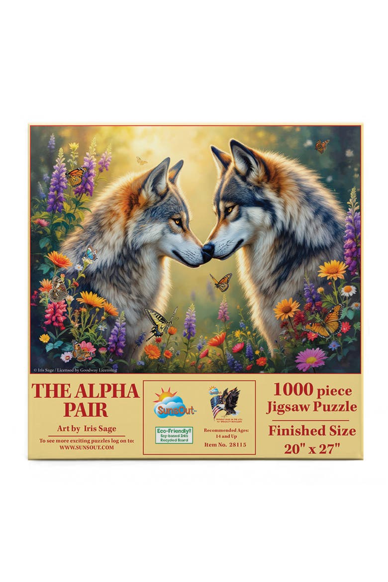 The Alpha Pair 1000 piece Jigsaw Puzzle for Adults, Alternate, color, Multicolor