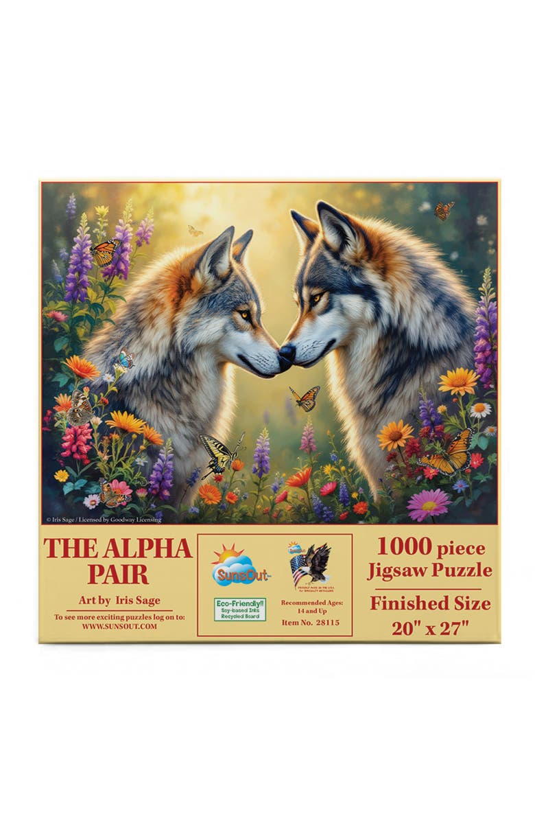 Sunsout The Alpha Pair 1000 piece Jigsaw Puzzle for Adults, Alternate, color, Multicolor