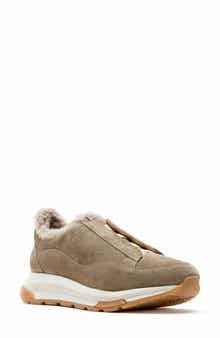 La Canadienne Vada City Dry™ Genuine Shearling Lining Waterproof Slip-On Sneaker