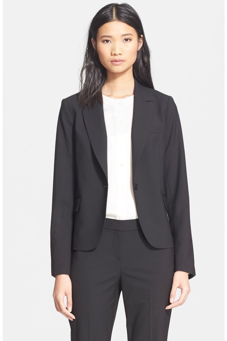 'Custom Gabe' Blazer, Alternate, color, BLACK