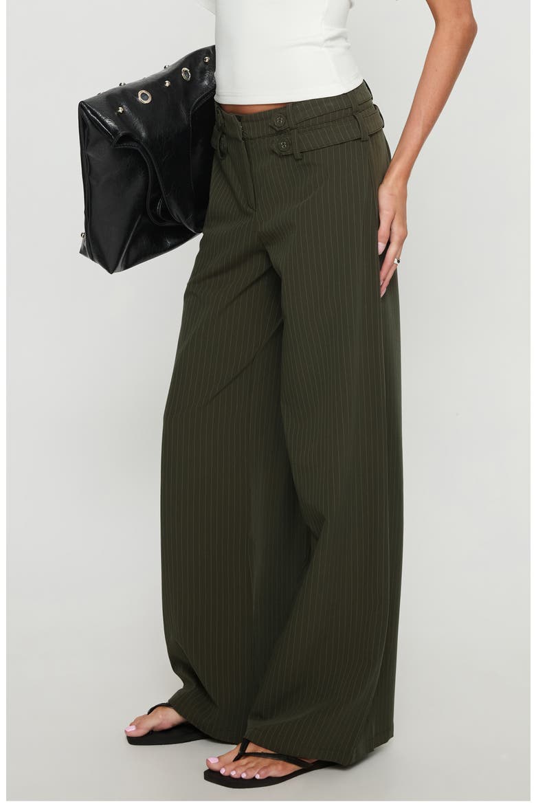 Jette Pinstripe Pants, Alternate, color, GREEN PINSTRIPE